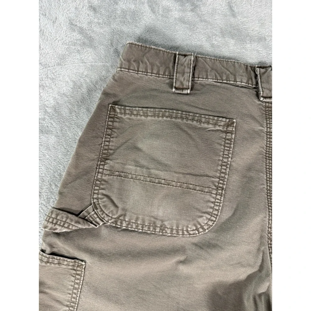Carhartt B151 Pants Men's 34x32 Tan Dungaree Fit Canvas Carpenter Workwear